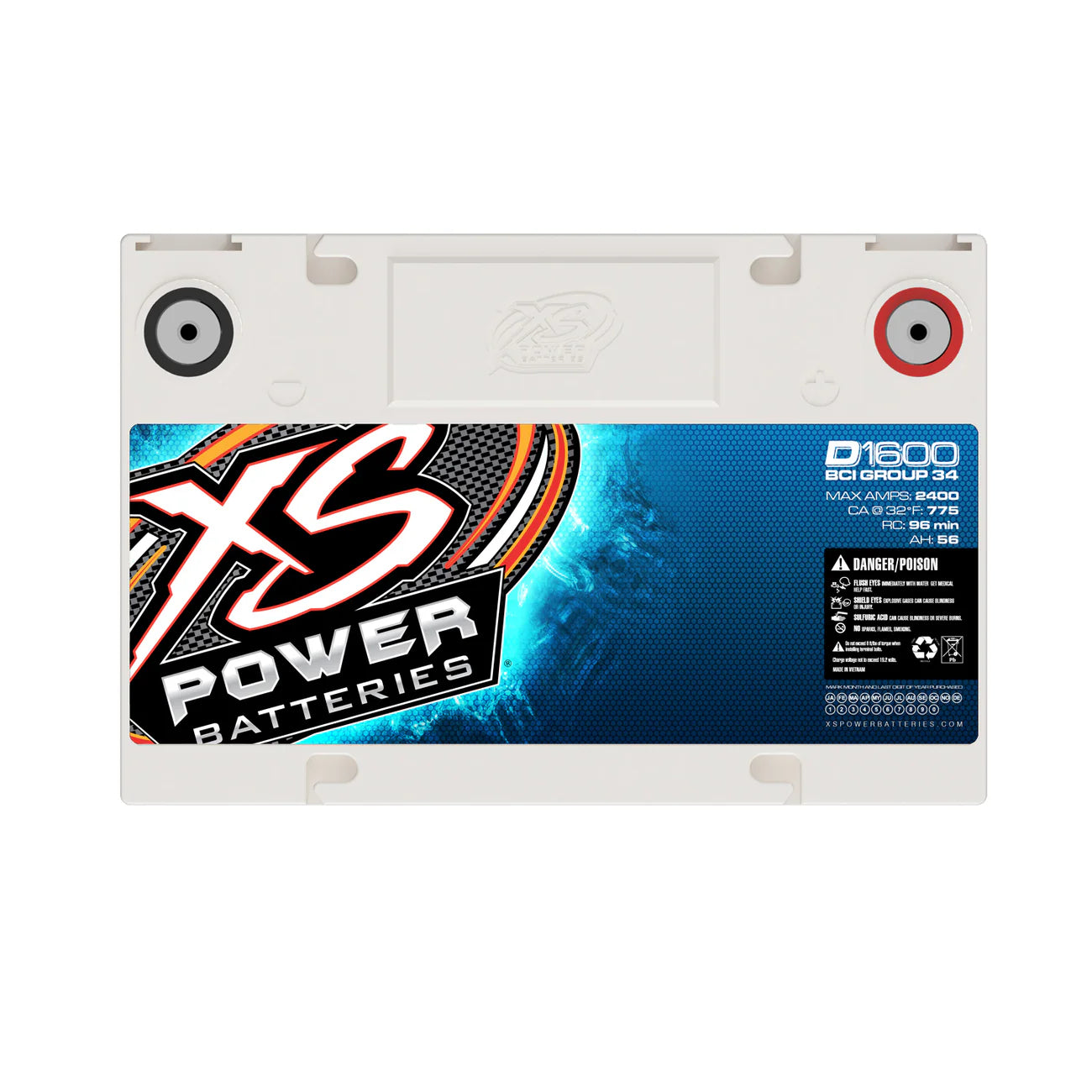 D1600 16V AGM Battery