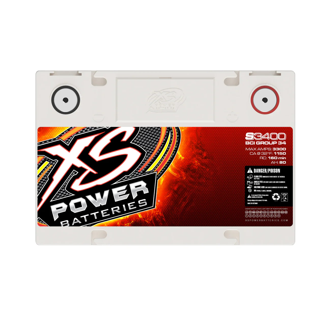 S3400 12V AGM Battery